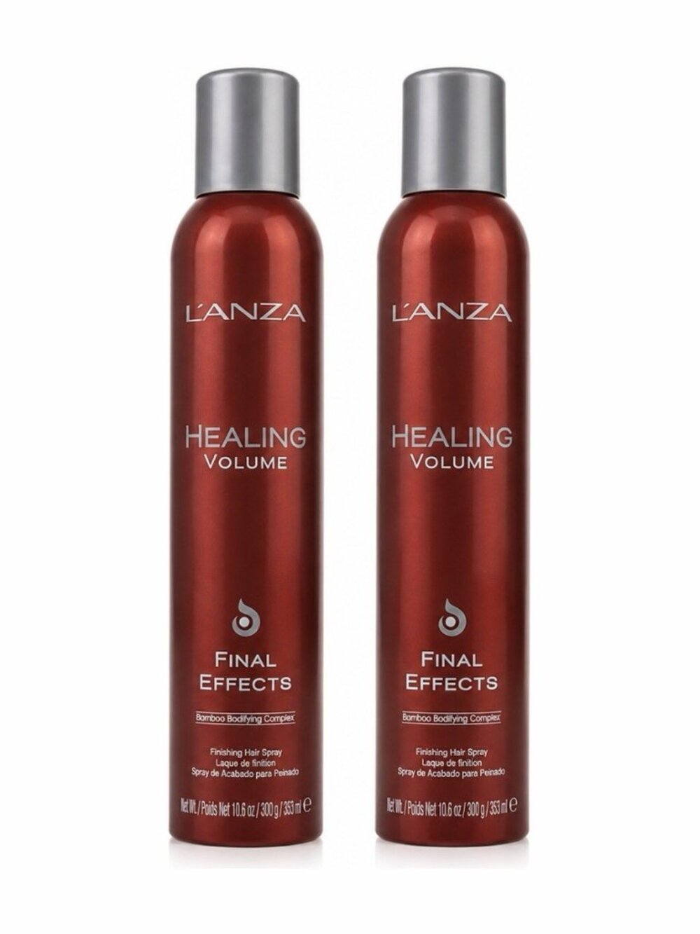 L’ANZA Healing Volume Final Effects Hair Spray Duo 10.6 fl oz 300g x2 Hold